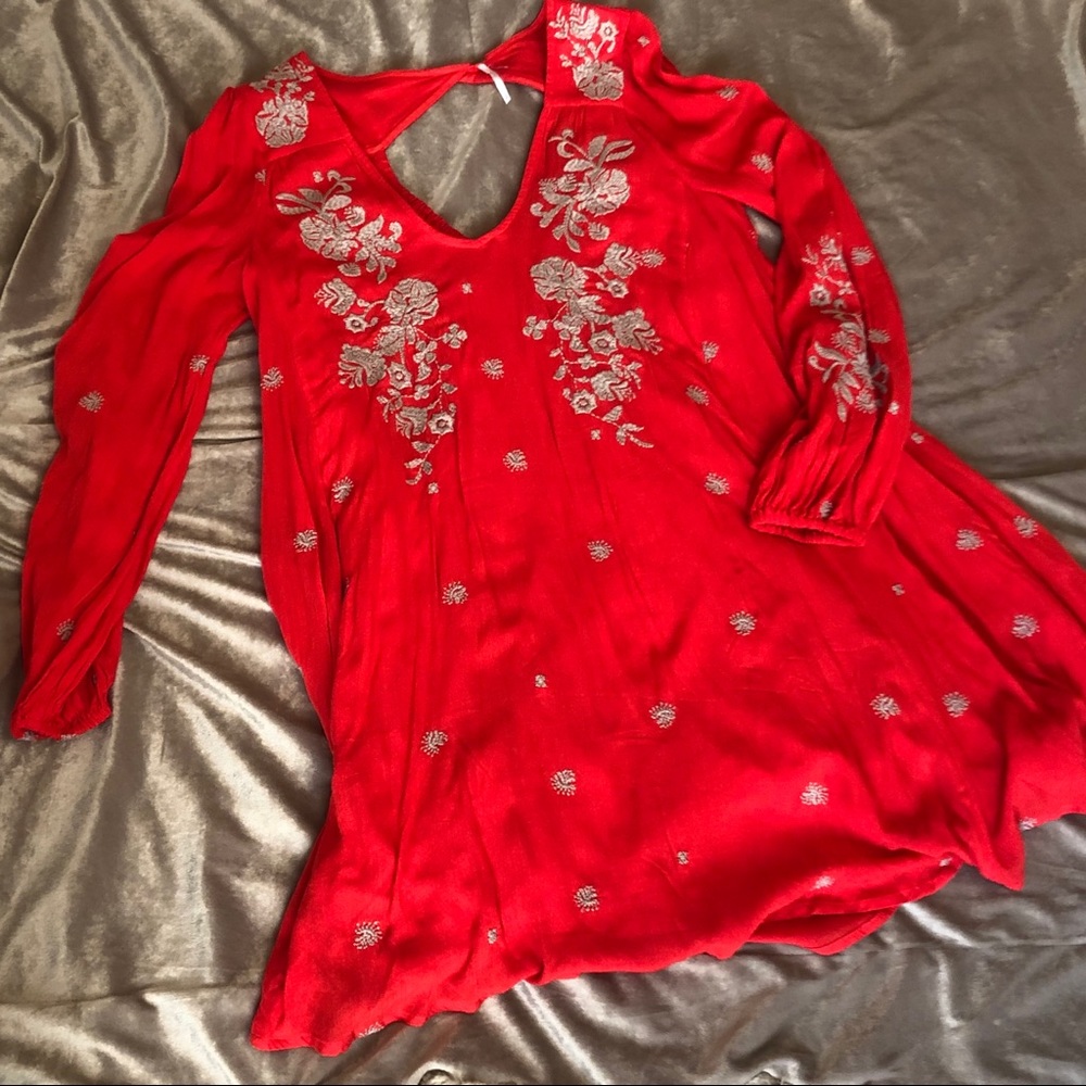Free People Long sleeve sundress